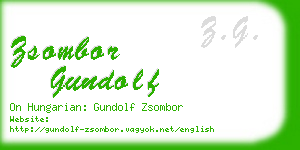 zsombor gundolf business card